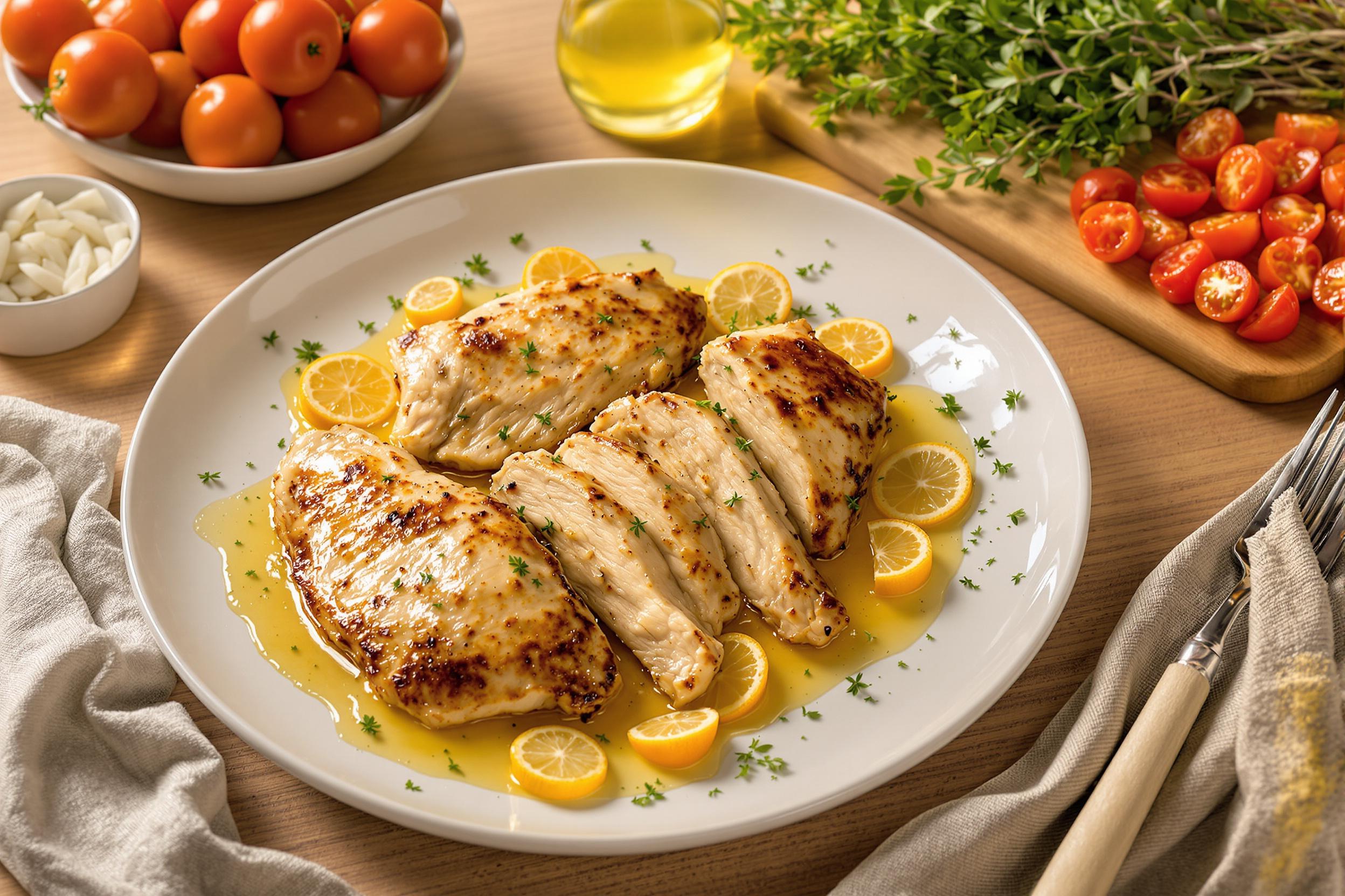 Recette minceur filet de poulet : notre recette facile de blancs de poulet minceur au four