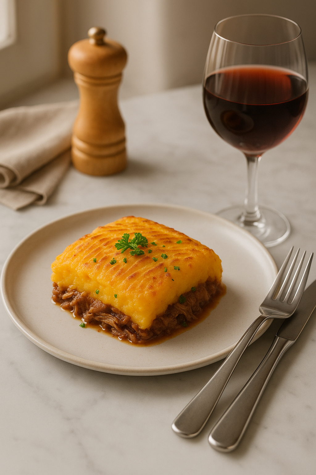 Parmentier de canard confit aux patates douces : parmentier facile