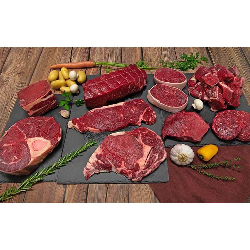 Bœuf 10 kg colis avec entrecôtes BF10 : Vente viande ferme