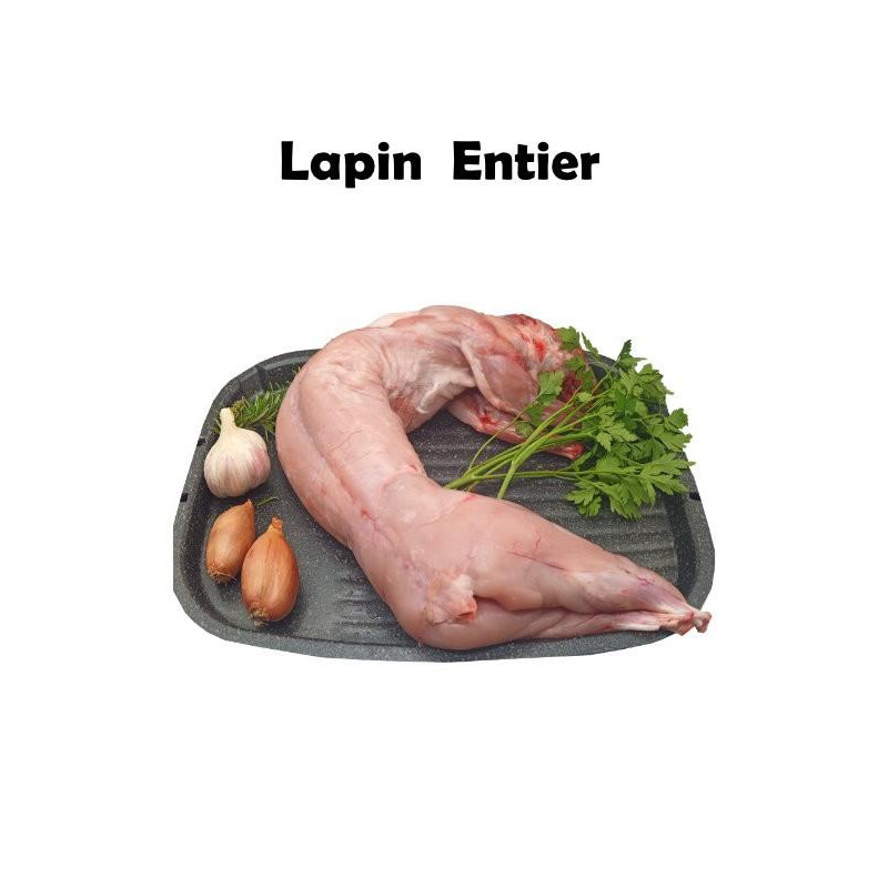 LAPIN ENTIER 1,5 KG