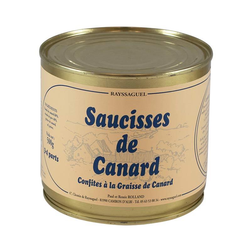 Saucisse Canard Confite 4 Pers (500gr)