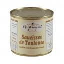 Saucisses de Toulouse confites à la graisse de canard - 500 gr