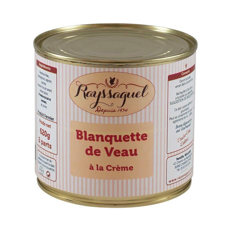 Blanquette veau à la creme (620 Gr - 2 pers)