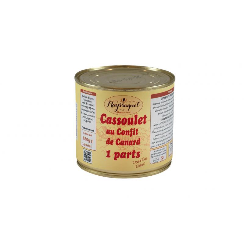 CASSOULET AU CONFIT DE CANARD 1 PERS - 620 grs