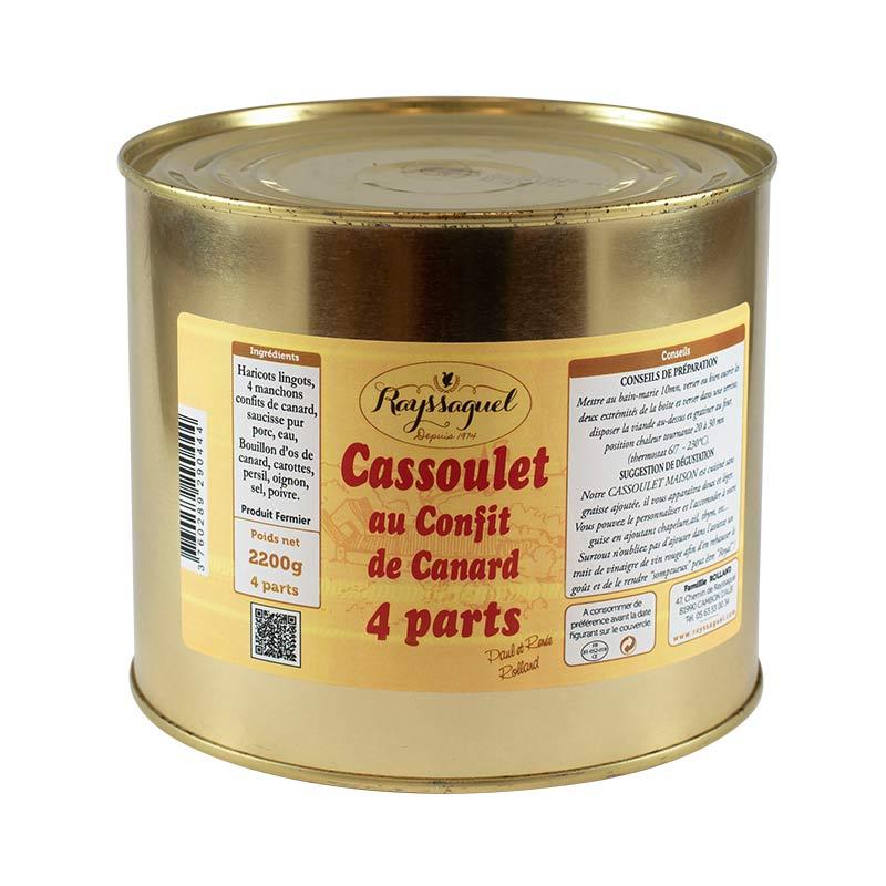 CASSOULET AU CONFIT DE CANARD (4 PERS - 2200 grs