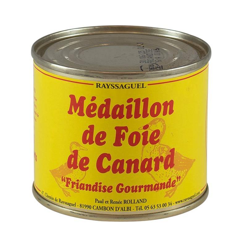 Médaillon au foie gras de canard (4 pers - 200 grs)