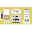 Tête de veau - Race Limousine - 800 gr