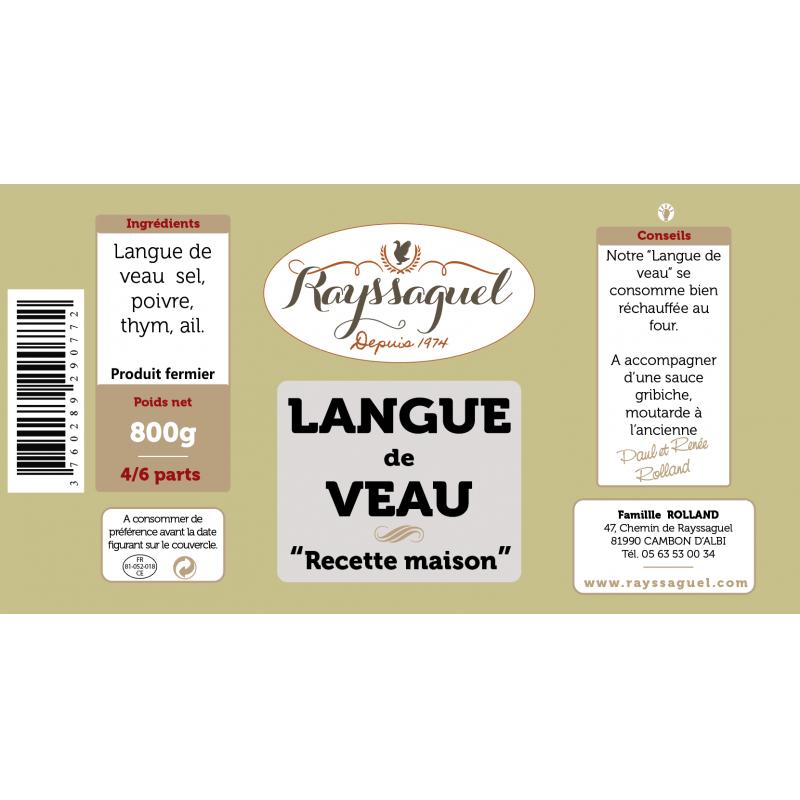 Langue de Veau 800 g