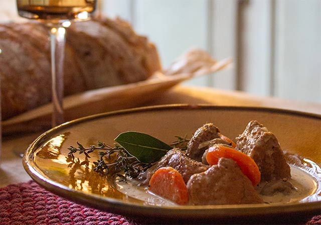 Plat cuisiné artisanal · Blanquette de veau · Se conserve 1 an