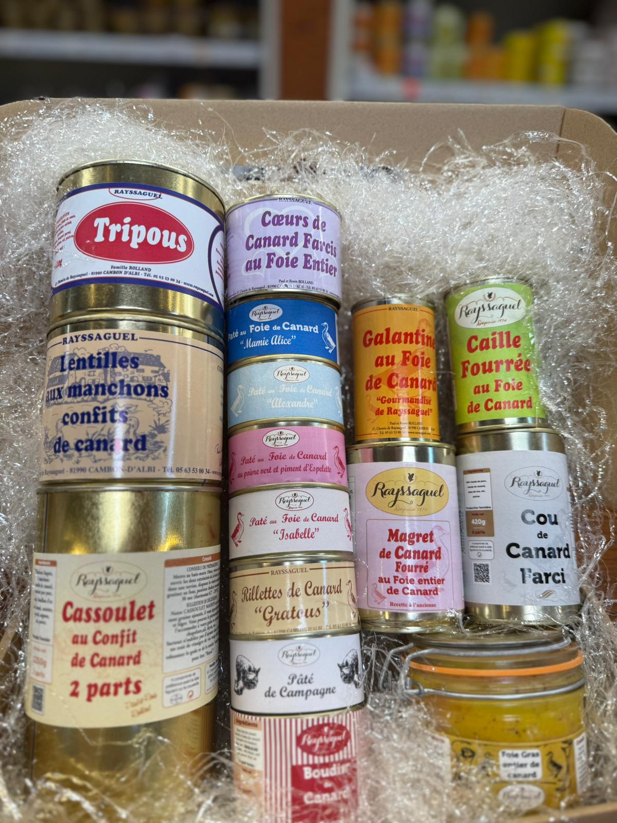 Panier gourmand Ferme de Rayssaguel